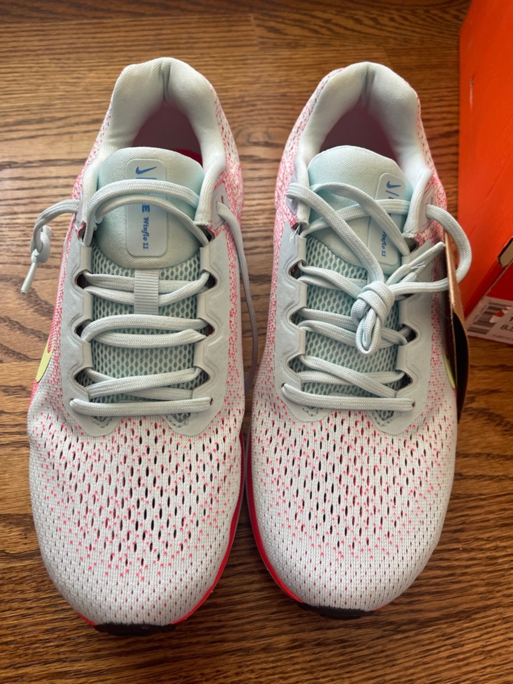 Nike Women’s Athletic Shoes - Light Aqua & Pink Accents-Nike Air Winflo 11